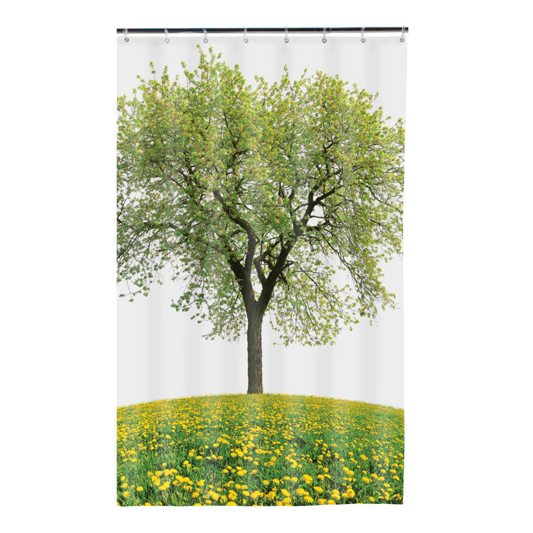 Maytex Vinyl Floral Shower Curtain & Reviews Wayfair